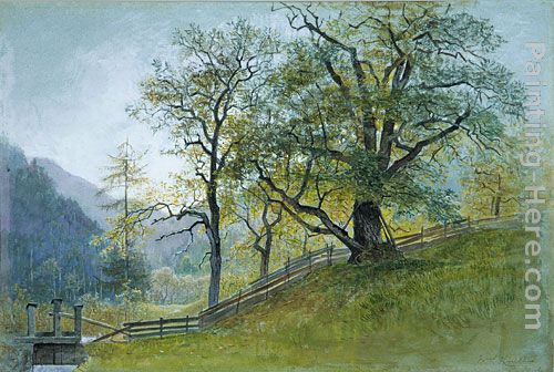 Vahrn in Tyrol near Brixen painting - William Stanley Haseltine Vahrn in Tyrol near Brixen art painting